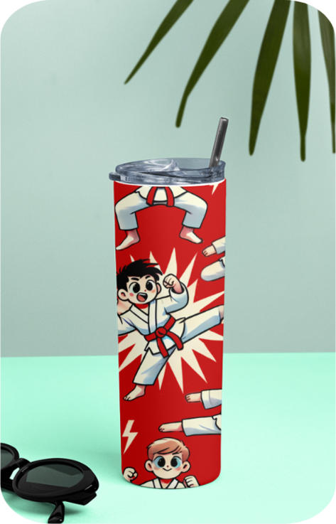 Karate Lifestyle Tumbler Bottle - 600 ml