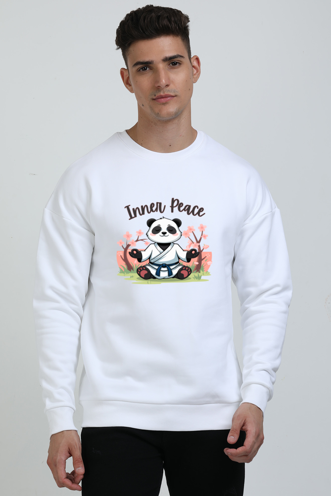 Zen Spirit Panda Oversized Premium Sweatshirt