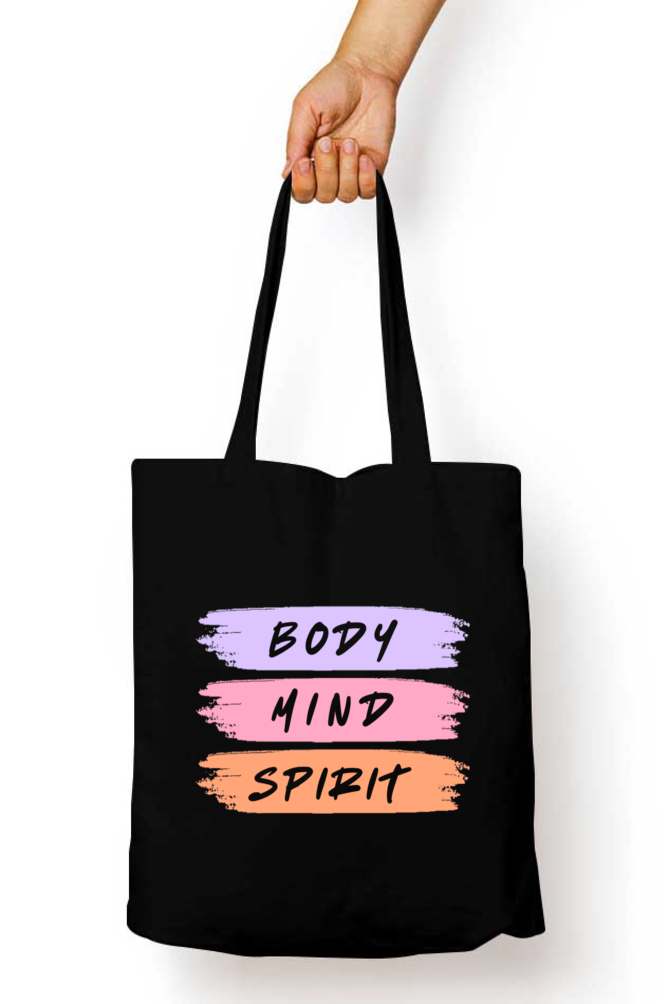 Body Mind Spirit Tote Bag