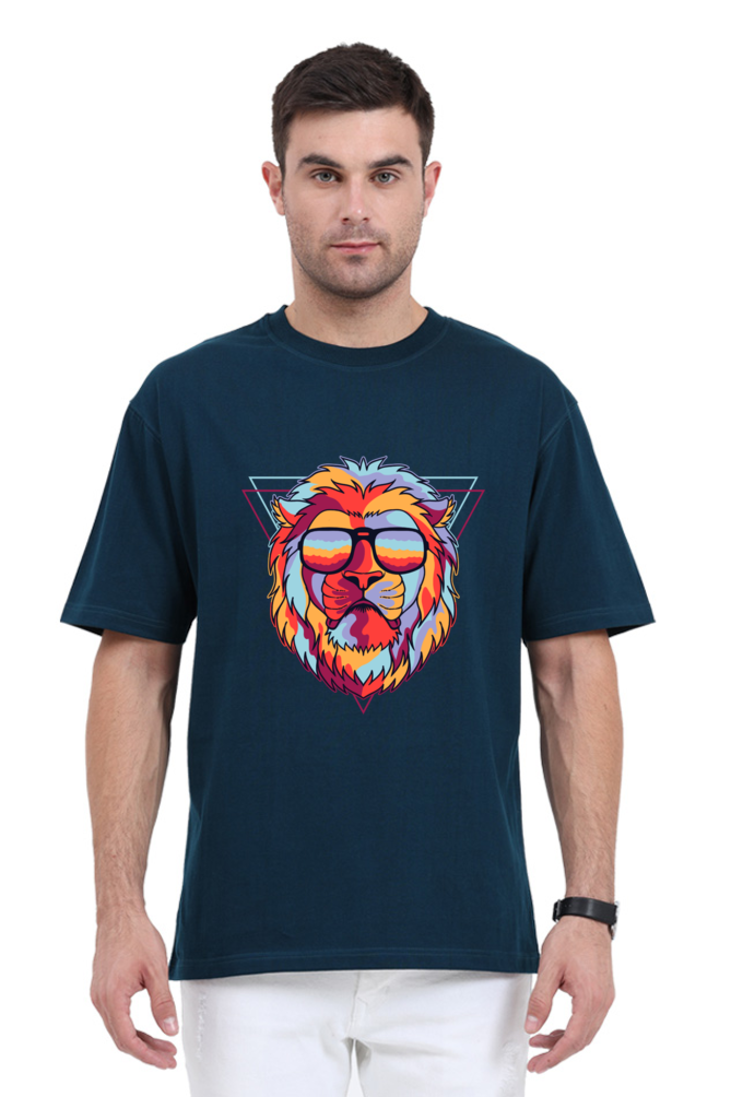 AdrenaLION Vibrant Oversized T-Shirt