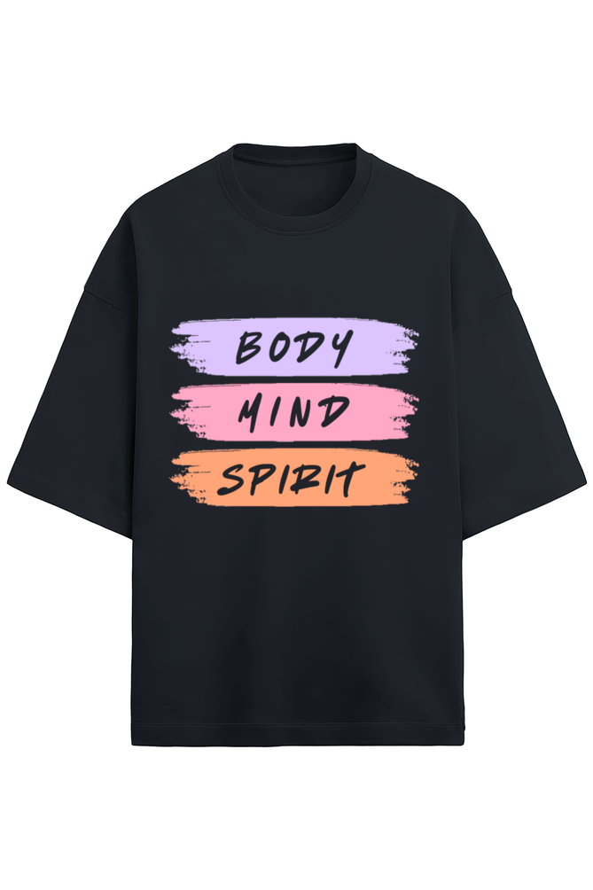 Body Mind Spirit Terry Oversized T-Shirt
