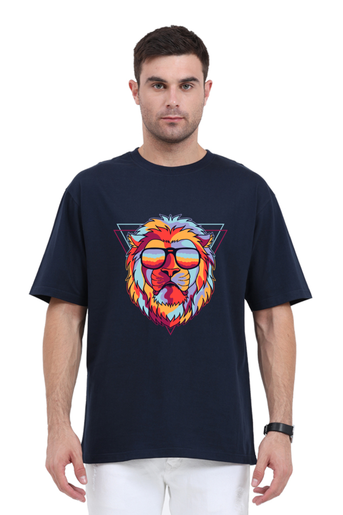 AdrenaLION Vibrant Oversized T-Shirt