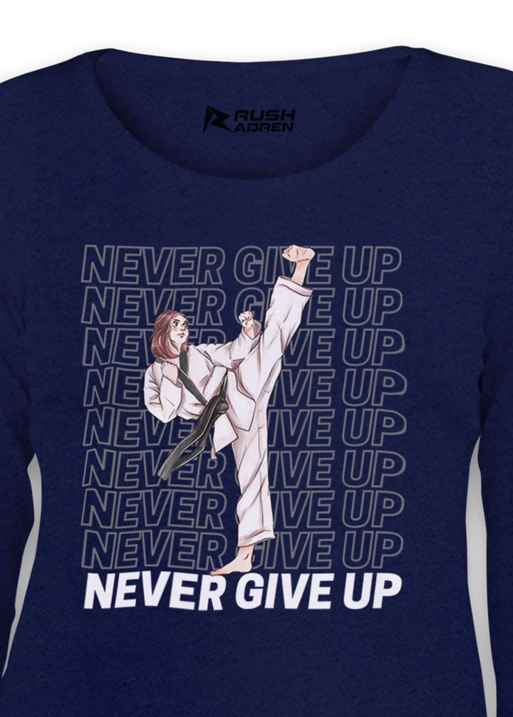 Karate Never Give Up Classic T-Shirt
