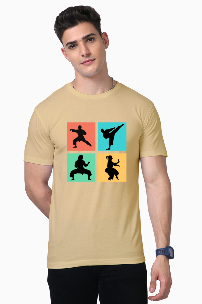 Pop Art Karate Moves Supima T-Shirt