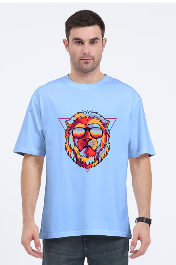 AdrenaLION Vibrant Oversized T-Shirt