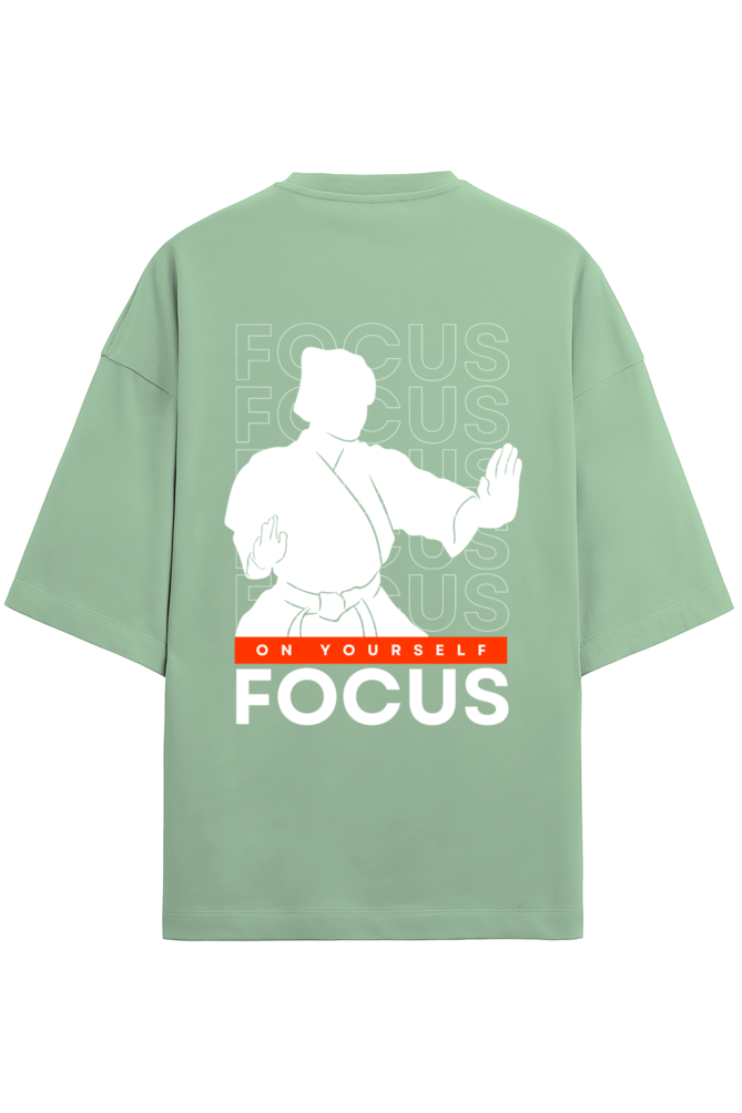 Stay Focused Terry Oversized T-Shirt
