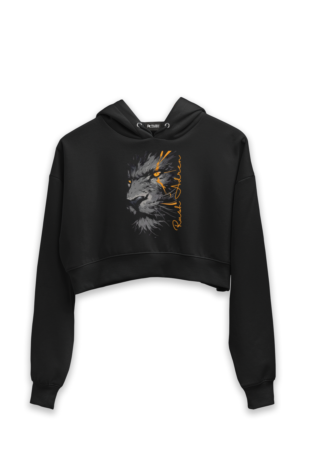 Rush Adren Fierce Lion Crop Hoodie