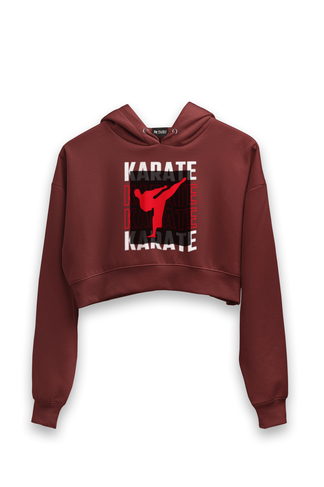 Karate Kick Crop Hoodie