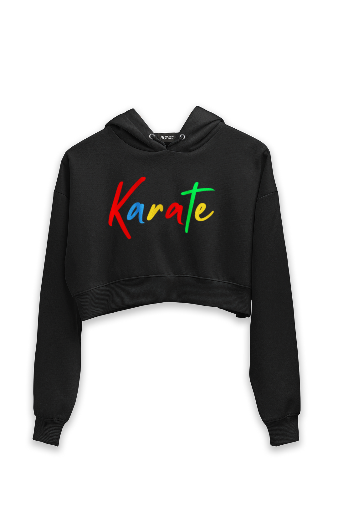 RUSH Karate Women Crop Hoodie