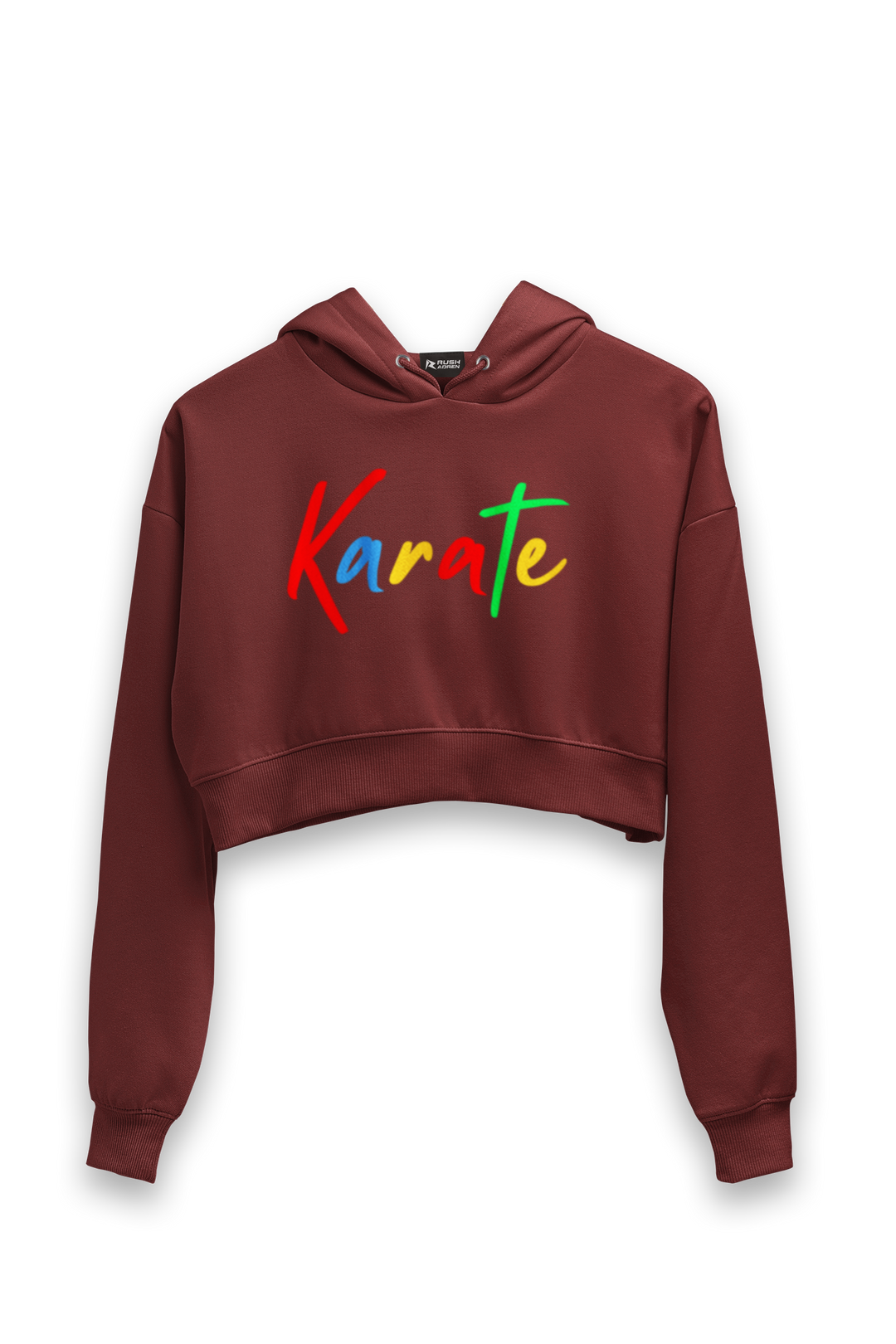 RUSH Karate Women Crop Hoodie