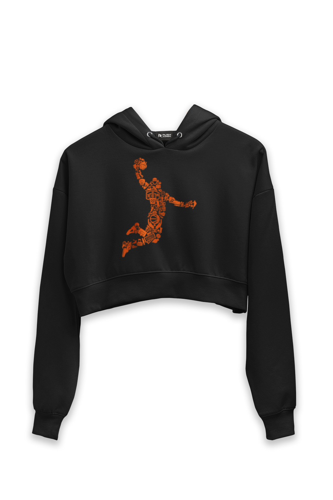 Masked Momentum - Female Cropped Hoodie