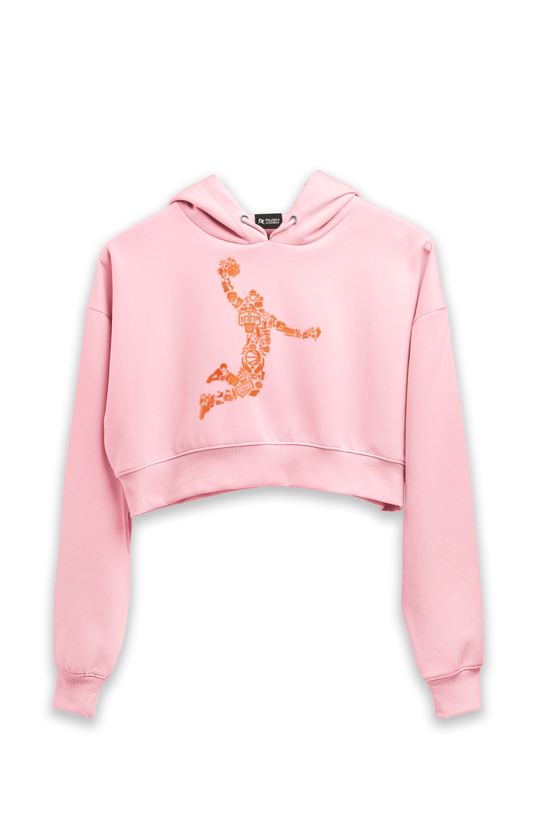 Masked Momentum - Female Cropped Hoodie