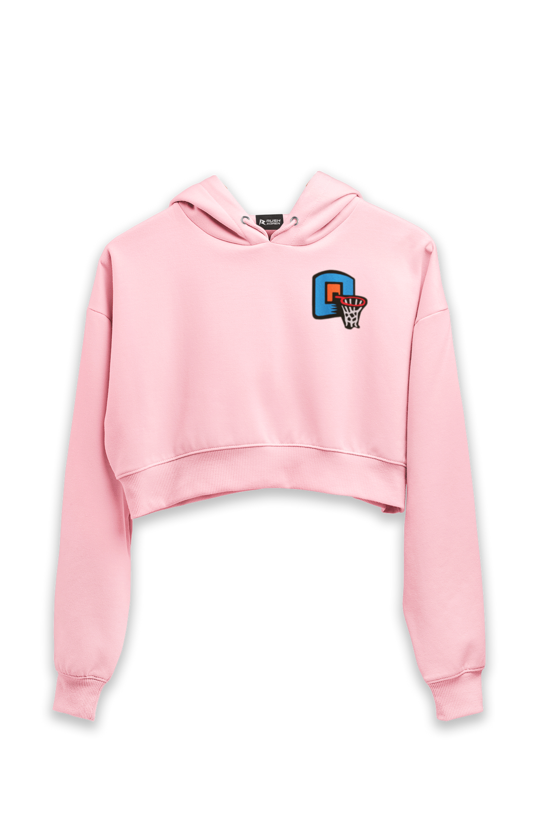 Basketball Hoop - Female Cropped Hoodie