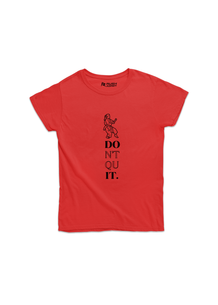Karate Don't Quit Girls Classic T-Shirt