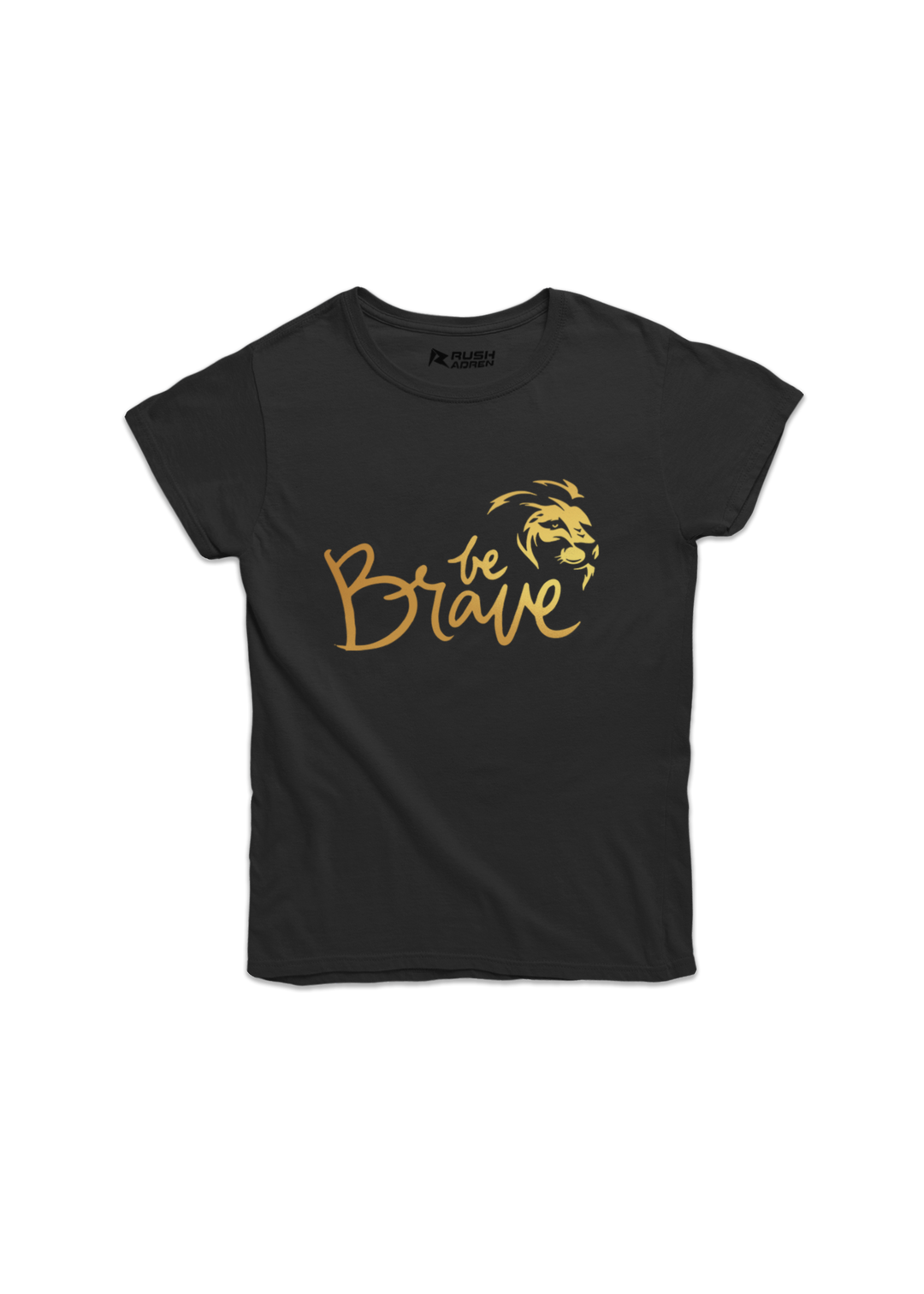Girls Gold Printed Classic T-Shirt