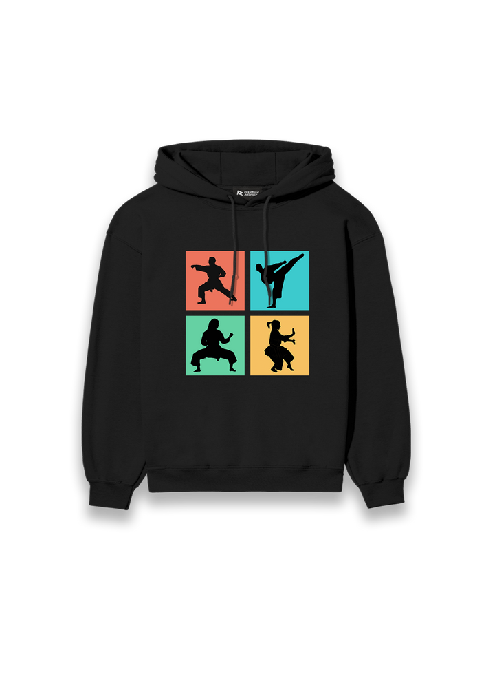 Pop Art Karate Moves Hoodie