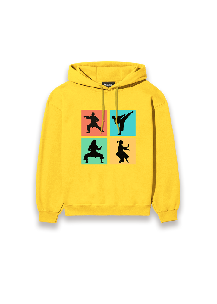 Pop Art Karate Moves Hoodie