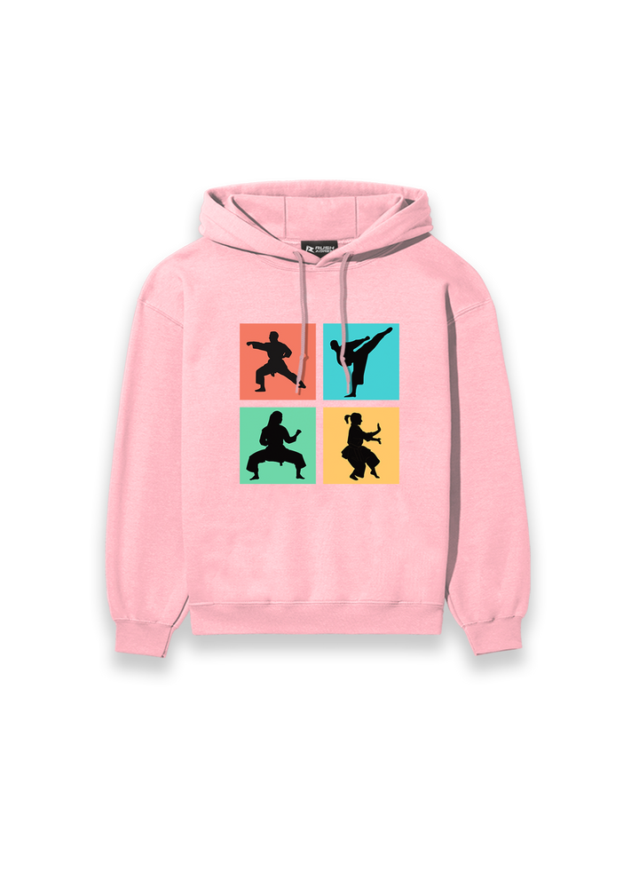 Pop Art Karate Moves Hoodie