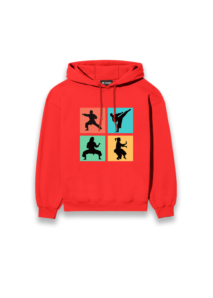 Pop Art Karate Moves Hoodie