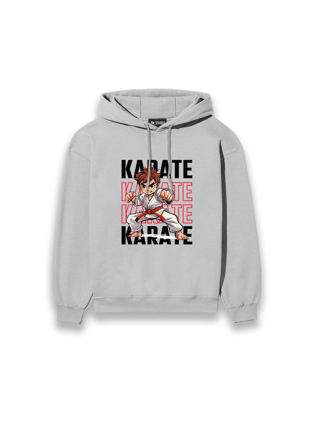 Boys Karate Action Comic Style Hoodie
