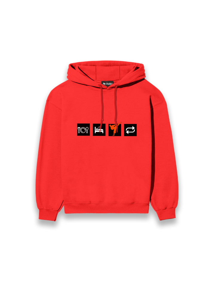 Karate Routine Boys Classic Hoodie