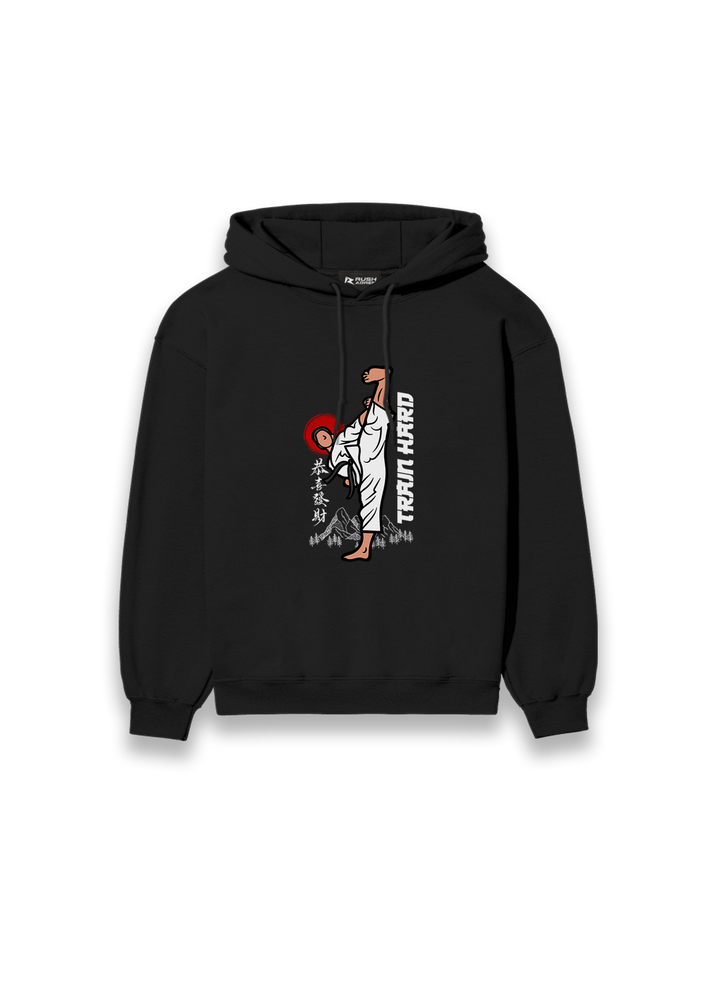 Boys Train Hard Karate Hoodie