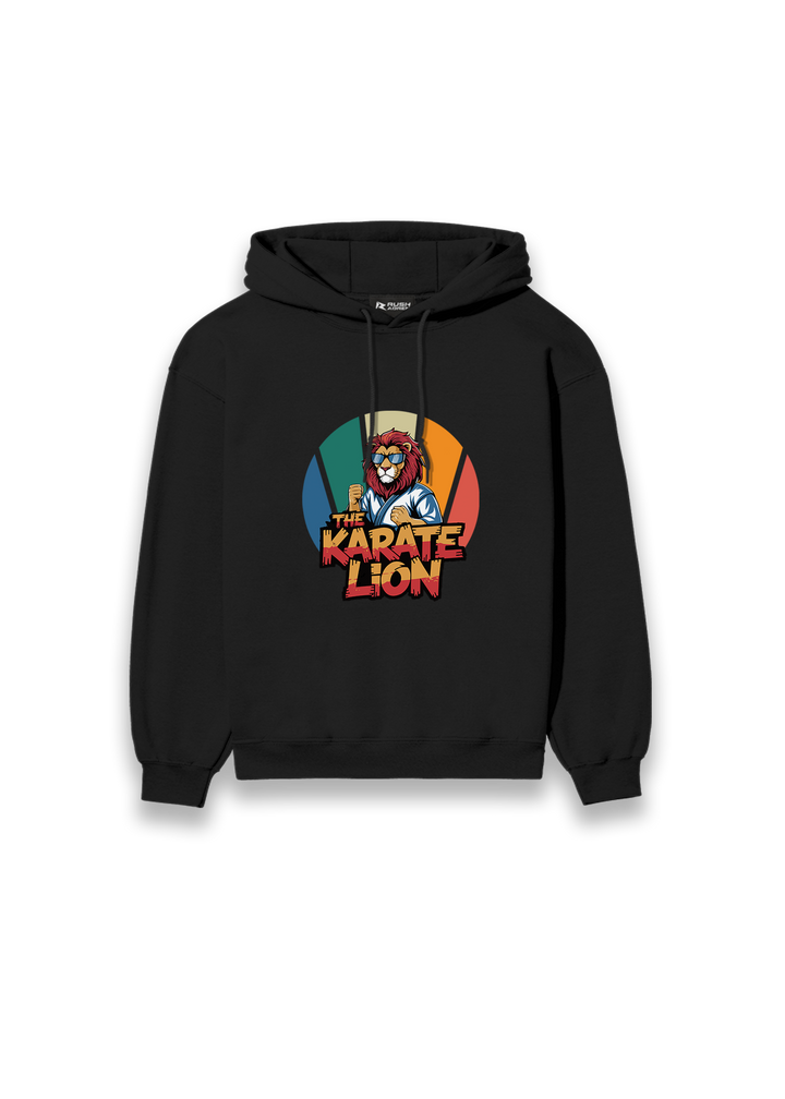 Boys Lion Spirit Karate Graphic Hoodie