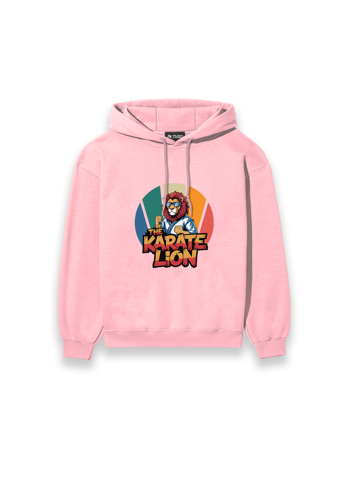 Boys Lion Spirit Karate Graphic Hoodie