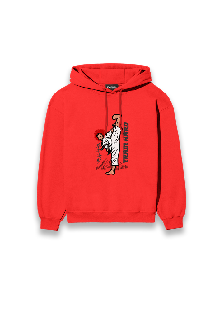 Boys Train Hard Karate Hoodie