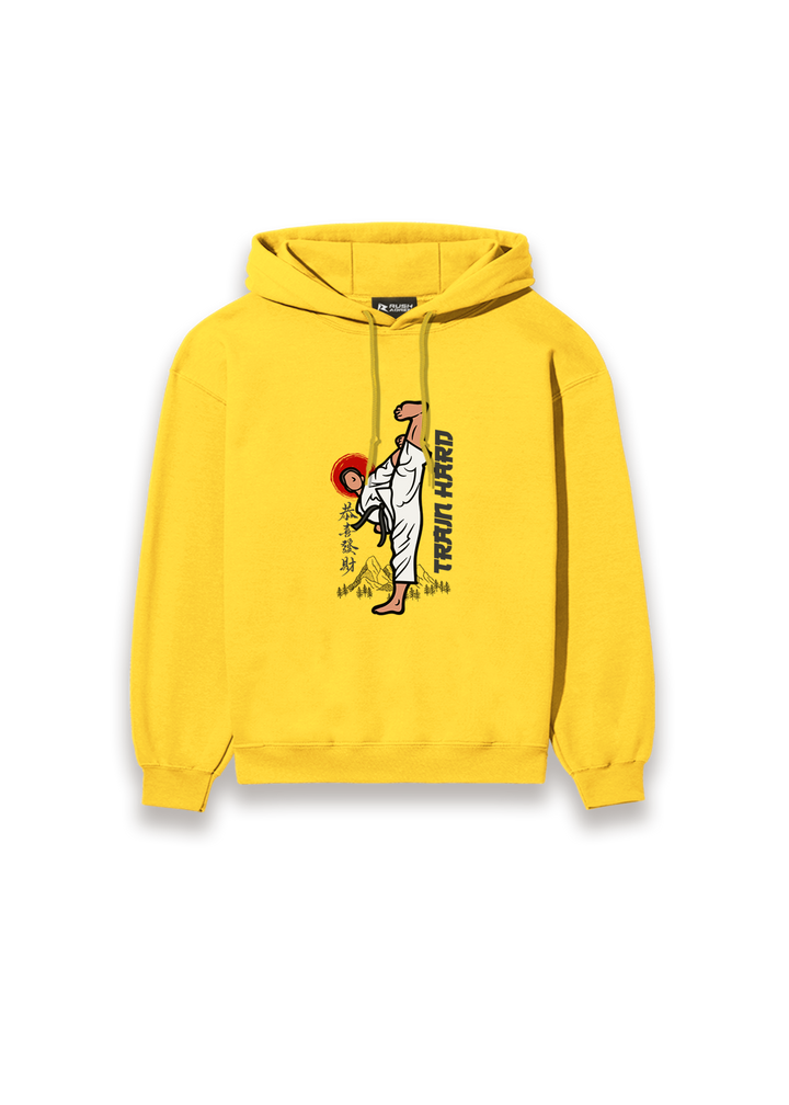 Boys Train Hard Karate Hoodie