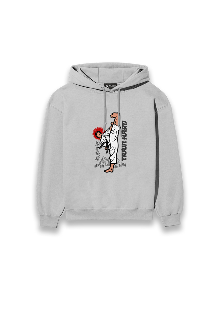 Boys Train Hard Karate Hoodie