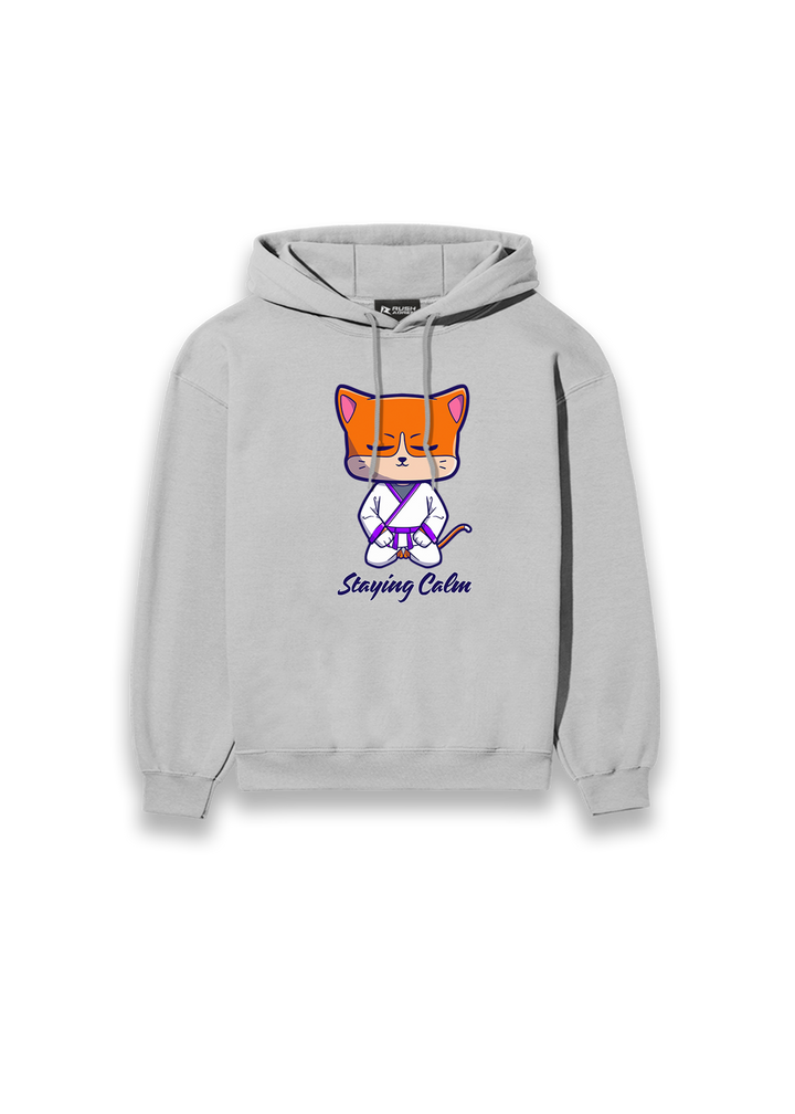 Zen Cat Karate Boys Hoodie