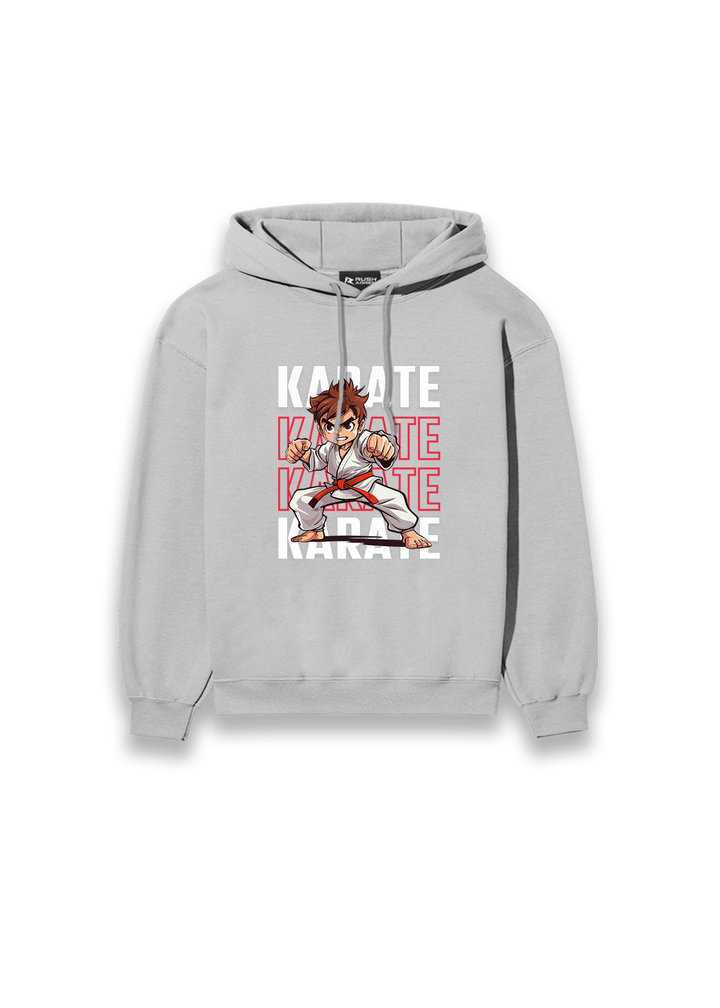 Boys Karate Action Comic Style Hoodie