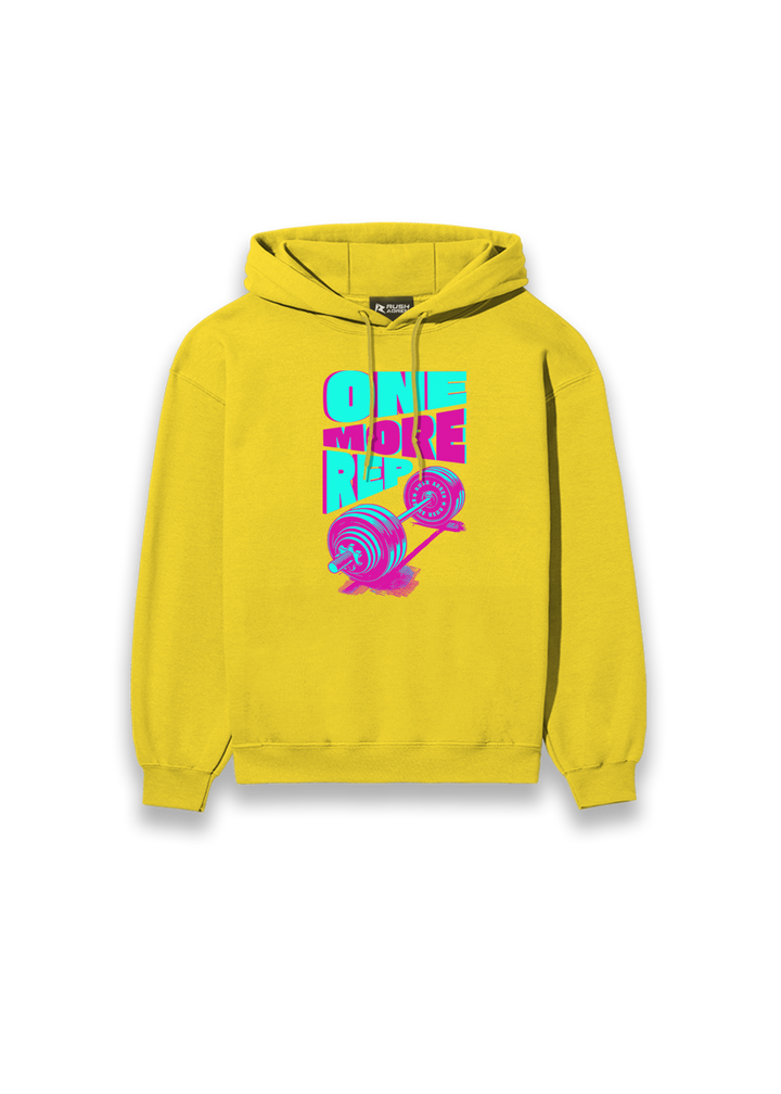 One More Rep Neon - Gym Kids Hoodie