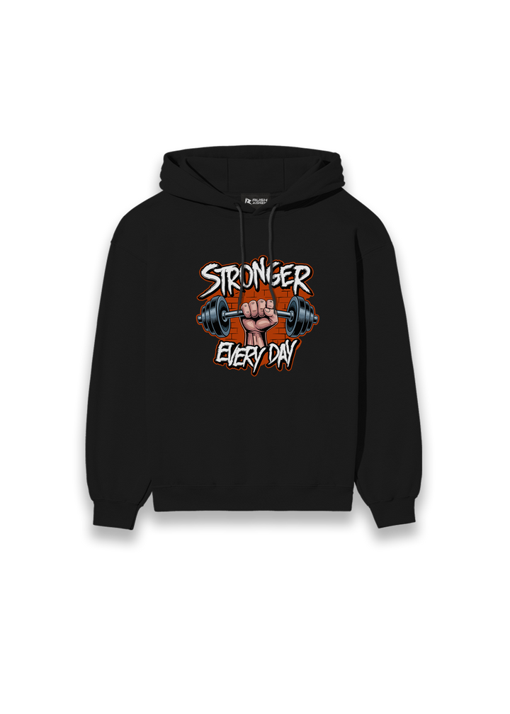 Stronger Every Day - Gym Kids Hoodie