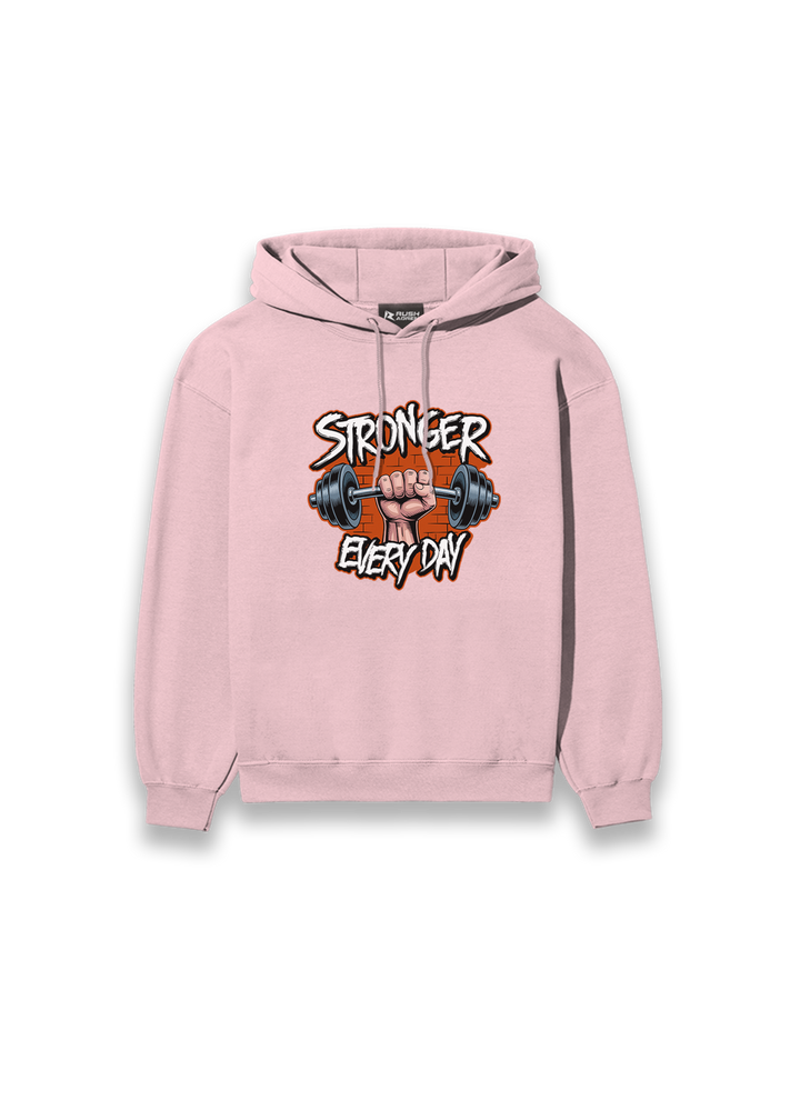 Stronger Every Day - Gym Kids Hoodie
