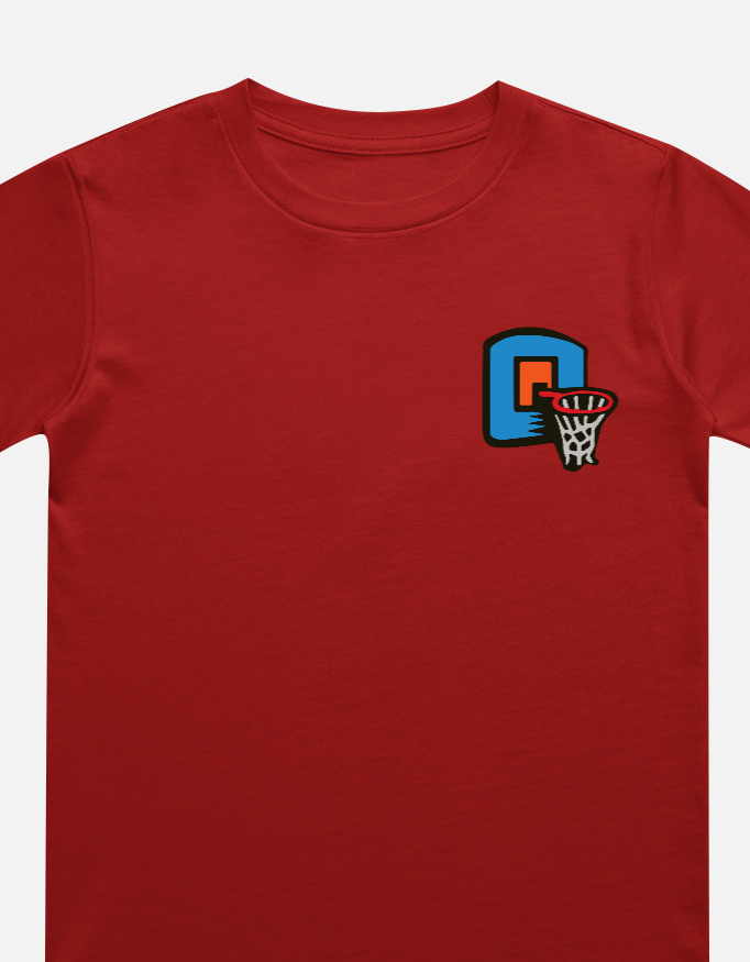 Basketball Hoop - Kid's Crew Neck T-Shirt