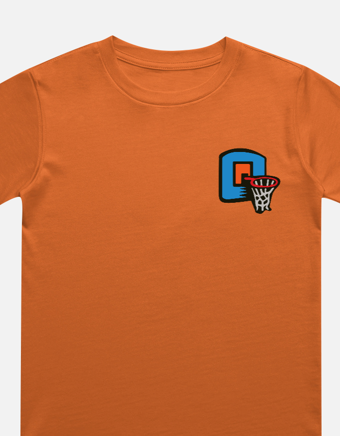 Basketball Hoop - Kid's Crew Neck T-Shirt