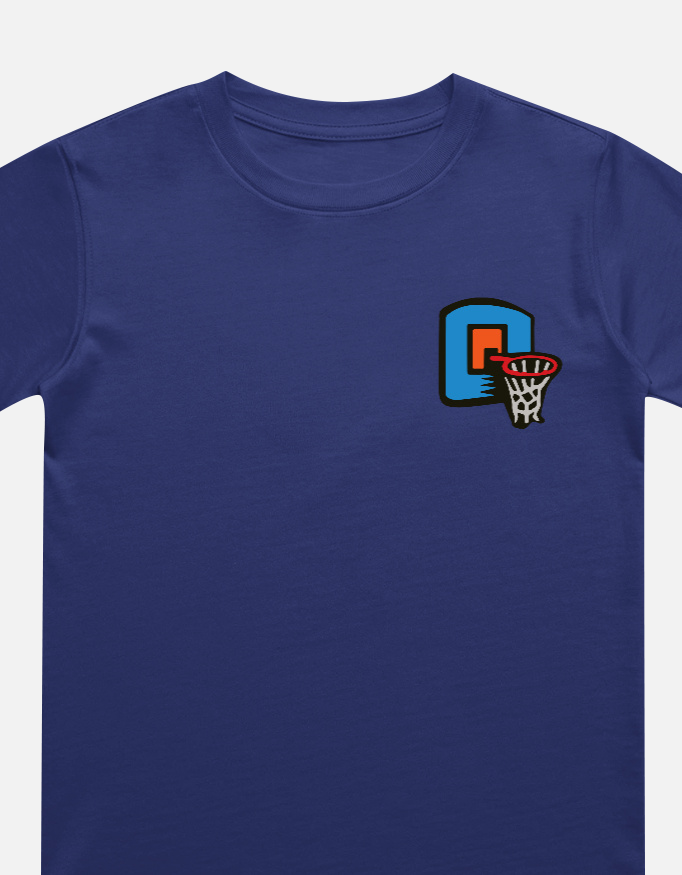 Basketball Hoop - Kid's Crew Neck T-Shirt