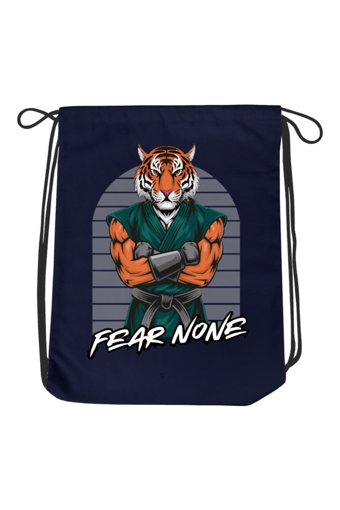 Martial Arts Bag With martial art tiger & FEAR NONE