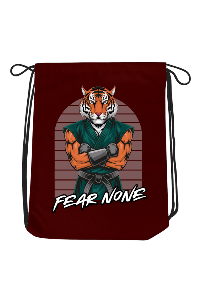 Martial Arts Bag With martial art tiger & FEAR NONE