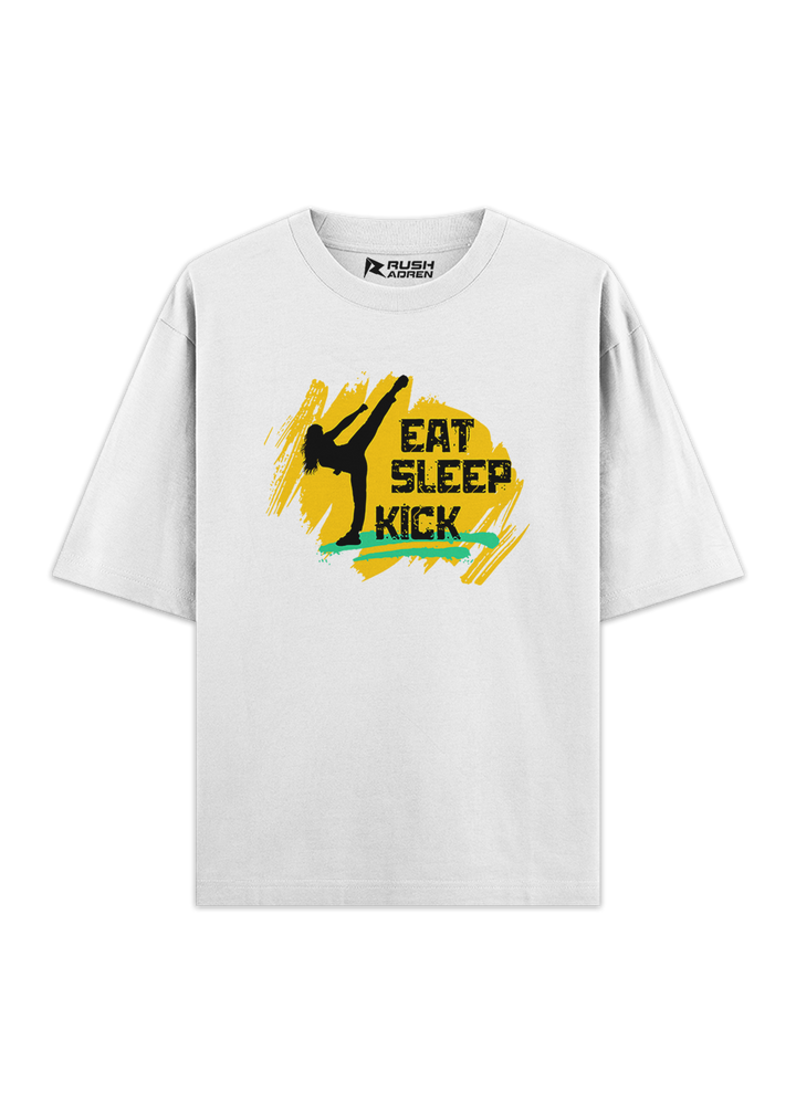 Eat Sleep Kick Oversized Classic T-Shirt