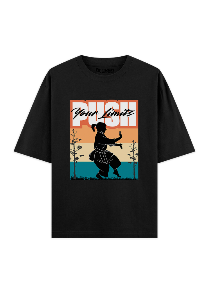 Push Your Limits Oversized Classic T-Shirt
