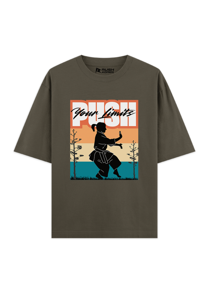 Push Your Limits Oversized Classic T-Shirt