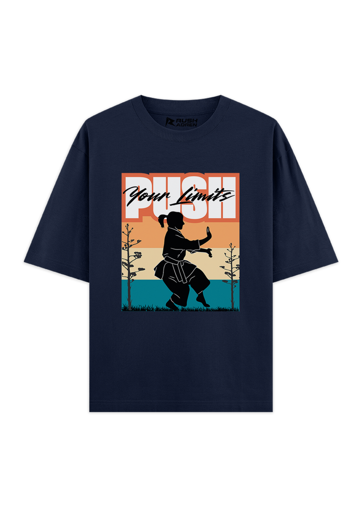 Push Your Limits Oversized Classic T-Shirt