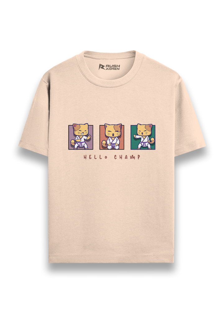 Hello Champ Graphic T-Shirt