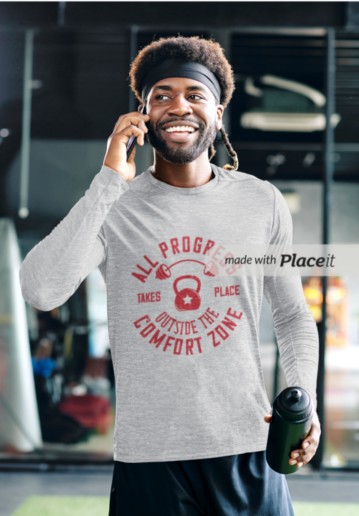 All Progress - Men's Full Sleeve T-Shirt
