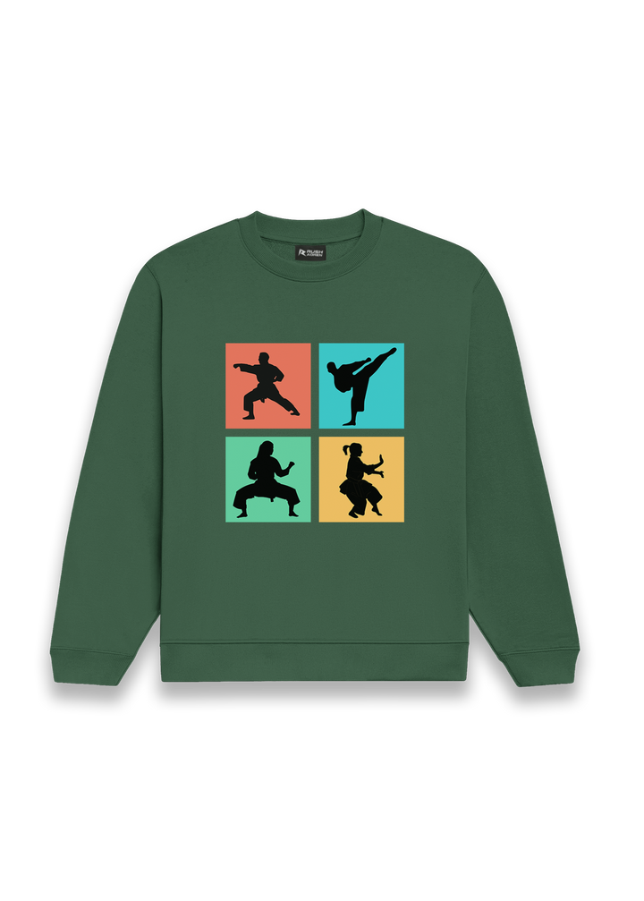 Pop Art Karate Moves Sweatshirt