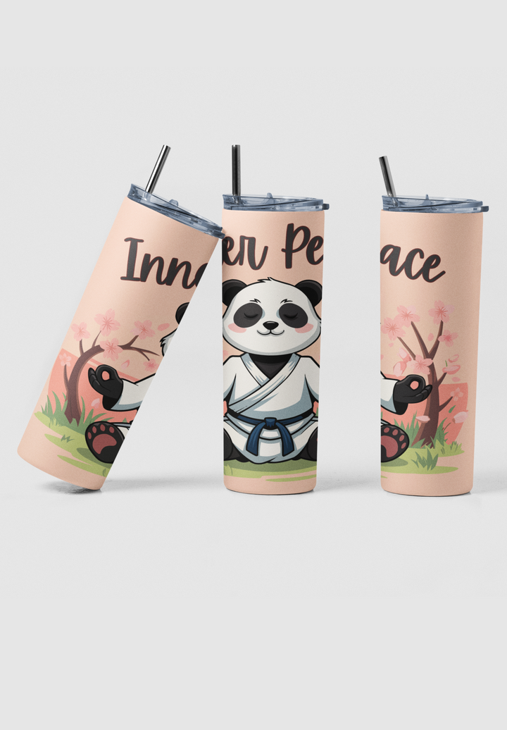 Inner Peace Panda Tumbler Bottle - 600 ml