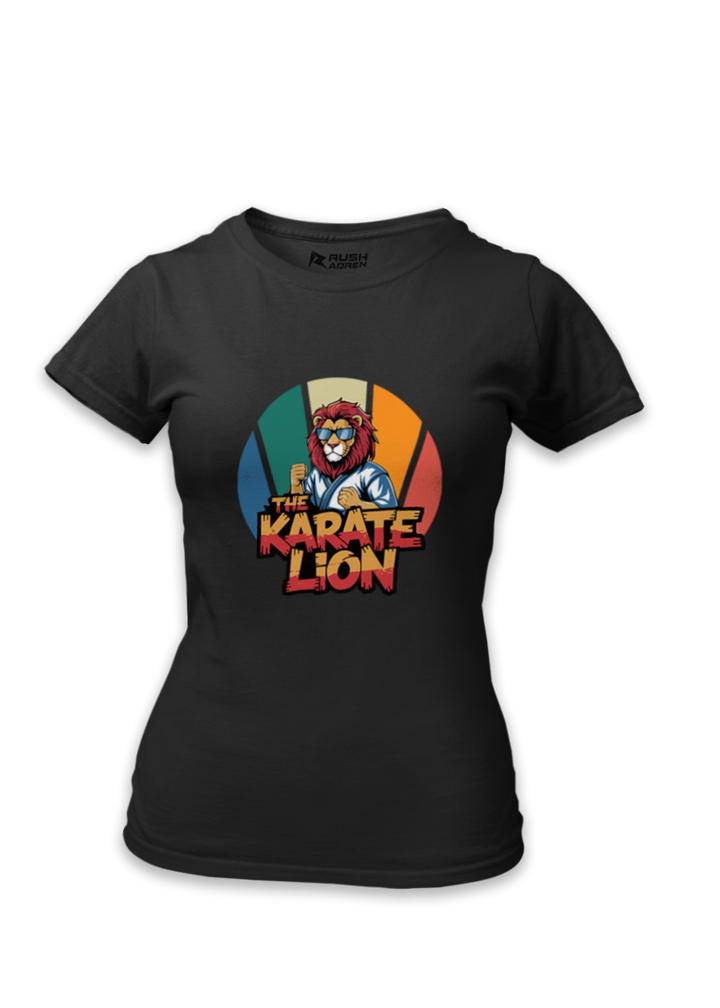 Lion Spirit Karate Graphic T-Shirt